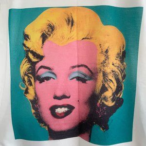 Marilyn Monroe Printed White Muscle Tank